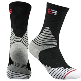 2017 Four Seasons Men Elite Basketball Socks High Cannon Sport Socks Man Handduk Bottom Tjockad Bomull Deodorant