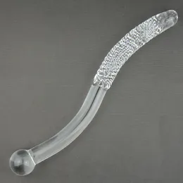 Glass Sex Toys Adult Glass dildo G-Spot Stimulation Clitoral Massager Anal Butt Plug Toy #T701