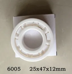 10 pz 6005 cuscinetto in Ceramica completa 25x47x12 mm Zirconia ZrO2 Cuscinetti a sfera in Ceramica 25*47*12 mm