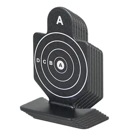 New Arrival Tactical Black Shooting Target (6pcs) 64x44x20mm for Outdoor Sport Shooting Use CL33-0180B