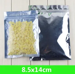 Ny 8.5 * 14cm 3.3 * 5.5 "Aluminiumfolie / klar återförsäljbar ventil Zipper Plast Paketpaket Bag Zip Lock Ziplock Bag Retail Packaing
