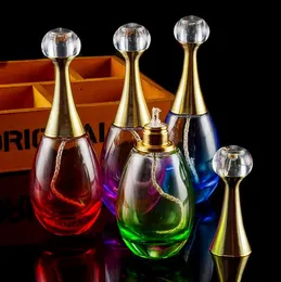 I really large droplets stained alcohol lamp --glass hookah smoking pipe Glass gongs - oil rigs glass bongs glass hookah smoking pipe
