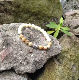 SN0417 Men Picture jasper stone bracelet hottest buddha prayer bracelet mala stone jewelry man bracelets free shipping