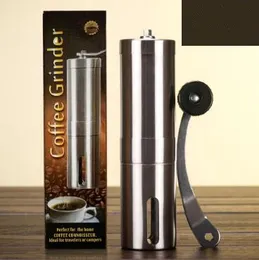 Creative Coffee Bean Mlask Steel Nierdzewna Ręczna ręczna Ręcznie Młyn Grinder Mill Kuchnia Narzędzie CCA6902 25 sztuk