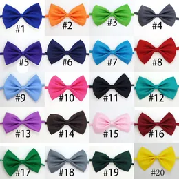 Children Boys and Girls Bow Tie Kokardowy Wedding Party Red Red Purple Bow Moda Akcesoria Hurtownie W027