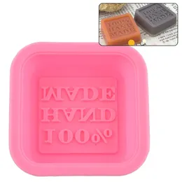 500 SZTUK Nowo Design Hot Selling Delikatny Cute Craft Art Square Silikonowe Piec Handmade Mydło Formy DIY Mydło Mold Za 0589