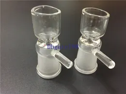 50 sztuk / partia 14mm / 18mm Kobiet Mężczyzna Wspólne Szkło Palenie Rury Pucharowe Do Woda Fajki Kobiet / Mężczyzna Joint Tobacco Glass Bong Bong