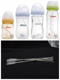 Infant Feeding Baby Bottle Brush Nylon Clean Washing Brush Stainless Steel Kettle/Cups/Baby Suction Cup Cleaning Brush