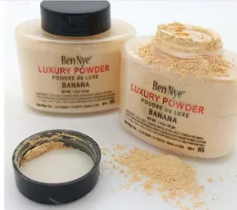 NYTT Ben Nye Luxury Powder 42g 1,5 OZ Nytt naturligt ansikte löst pulver Vattentätt Näringsrik Banan Brighten Långvarig 2st/lot