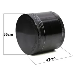 Top Quality Smoking Grinders For Tobacco 55MM 63MM Space Case Grinder Dry Herb Crusher With 4Layers CNC Tooth Smoke Herb Spice