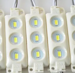 新しい到着インジェクションのABSプラスチック5630 SMD LEDモジュール3LEDS / 1.5W高ルーメンLEDバックライト文字列ホワイト/暖かい白赤青防水