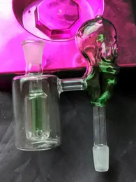 Multicolor Bone Extern Filter Bongs Tillbehör Glas Vattenrör rökrör Percolator Glass Bongs Oil Burner Water Pipes Oil Rigs