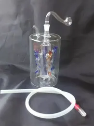 Kolorowe Dragon Water Fajki Szklane Bongs Akcesoria, Kolorowe Pipe Dymienie Curved Glass Rury Palnik Oil Rury Rury Wodnej Dąb Rig Szkło