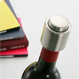 Wedding Supplies Favors Stainless Steel Vacuum Sealed Push Stype Red Wine Bottle Stopper Wine Cap