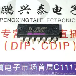 SN74F08N, 74F08N, F / Snabbserie. Quad 2-ingång och grind. Dual In-Line 14 Pin Dip Plastic Package / PDIP14 Elektroniska komponenter Integrera IC