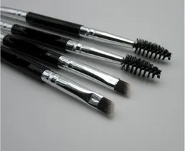 Duo Brush # 12 # 7 # 15 # 20 Makijaż szczotki z logo Duży syntetyczny duet Brow brwi makeup narzędzie szczotki Zestaw pinceis Najlepsza jakość