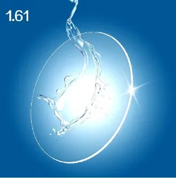1.61 Índice Lentes de Prescrição CR-39 Resina Lentes de Óculos Asféricas para Miopia / Hipermetropia / Presbiopia Extra Fina Com Revestimento