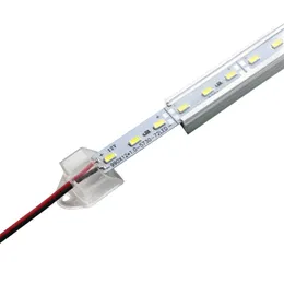 100PCS * Fabriks Partihandel LED hård styv 100cm DC 12V 72 SMD 5630 LED-band Ljus med U Aluminium Profileshell + PC-lock