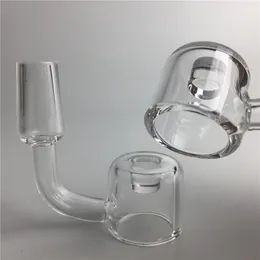 XL 3mm Thick Core Reactor Banger Quartz Domeless Nail with 10mm 14mm 18mm Male Female Quartz Thermal Banger Nail for Water Bong