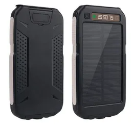 20000 мАч 2 USB-порт Солнечное питание Банка Зарядное устройство Внешняя резервная батарея с розничной коробкой для iPhone 7 Samsung S6EDGE мобильный телефон