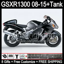 8Gifts Gloss Black dla Suzuki Hayabusa GSXR1300 2008 2009 2010 2011 14MY176 GSXR-1300 GSX R1300 GSXR 1300 2012 2013 2014 2015 Greying