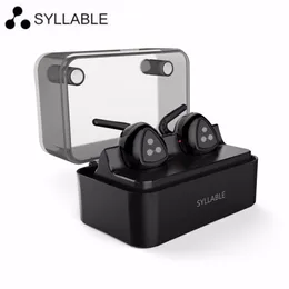 Freeshipping Oryginalna sylaba D900Mini Bezprzewodowa Bluetooth 4.1 Słuchawki Stereo Zestaw Zestaw Głośnomówiący Mini Earbud z Mic dla iPhone 7