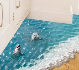 Decalcomania Bagno Divertente Adesivo 3D Per Tavoletta WC - Squalo, Delfino, Tartaruga, Impermeabile, Facile Da Applicare Adesivo Divertente WC Impermeabile - 3