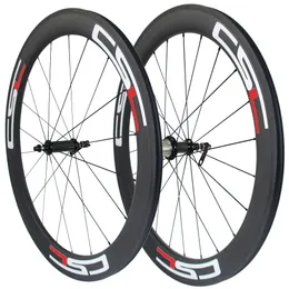 Straight pull R36 carbon hub 60mm Clincher/ Tubular/ Tubeless carbon road bicycle wheelset 23mm,25mm rim width