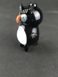 Raucherset Pfeifenbong Pinguin Modell Glas Shisha wunderschön gestalteter Fabrikverkauf