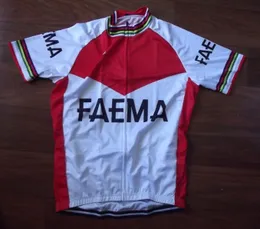 2024 Zupełnie nowy zespół Faema Cycling Jersey Oddychane koszulki rowerowe Krótkie rękawie Summer Szy Quick Cloth Mtb Ropa Ciclismo B27