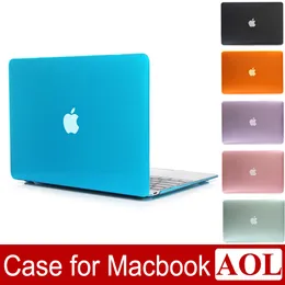 Crystal Clear Front + Back Protective Case Capa para MacBook 11 12 13 15 Air Pro Retina Novo Pro A1706 A1708 A1707 A1932 DHL GRÁTIS