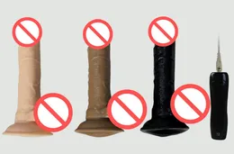 Vibrerande dildo realistisk dildo vibratormassager med sugkopp vibrera penis dildos kvinnlig vuxen sex leksak