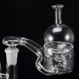 XXXXL Quartz Thermal Banger 50mm Big Bowl Dubbelrör Rökspik Clear Fog 90 grader för bongs