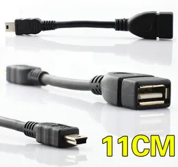11cm Micro USB do mini USB Host OTG Kabel do DAC Przenośny Wzmacniacz Cyfrowy Tablet PC telefonu komórkowego MP4 MP5 300PS / LOT