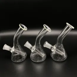 venda quente Pipes Mini taça de vidro Bongs água 4,0 polegadas Altura Com 10 milímetros Feminino Vidro Joint Oil Rigs frete grátis
