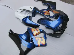 Bodywork Plastmakare för Honda CBR919RR 98 99 Blue White Fairings Set CBR 900RR 1998 1999 OT31