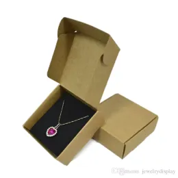 DIY Handmade Ring, Pendant, And Earring Holder Gift Box With Black Insert  Ideal For Anti Pimple Soap, Candy, Kraft Paper, In 2 Sizes From  Chippenhook, $6.25