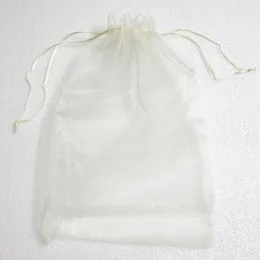 100 pezzi grandi sacchetti per imballaggio in organza portaconfetti sacchetti per gioielli bomboniere per matrimoni sacchetto regalo per feste di Natale 20 x 30 cm 7 8 x 11 8 in239Y