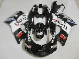 Motorcycle Fairing kit for Suzuki GSXR600 96 97 98 99 west sticker black fairings set GSXR750 1996-1999 OI06