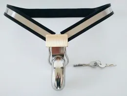 Senaste design manlig modell-y kyskhetsenheter bälte med kukbur HR06 rostfritt stål bdsm metall bondage sex leksaker