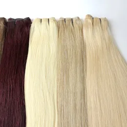 Varaktiga 12months brasilianska hårväv Mänskliga hår vävs fulla navicle Remy Indian Peruvian Malaysian No Tangle Shedding Hair Extensions