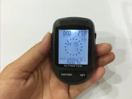 8 في 1 متعددة الوظائف الرقمية LCD البوصلة مقياس الارتفاع بارومتر الحرارية الحرارة التقويم ساعة
