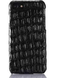 Custodia di telefono in pelle genuina di lusso per iPhone 7 Plus 3D Crocodile Skin Pattern 6 6s Plus Slim Cover Telephone Case di telefonia mobile