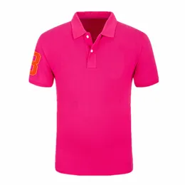 Nowy przylot 2018 marka odzieżowa koszula polo dopasowanie solidnego swobodnego krótkiego rękawu homme dla mężczyzn koszulka koszulka wysokiej jakości bawełniana koszula