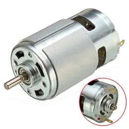 1 adet Yüksek güç 12 V-24 V DC Motor 775 Büyük Tork Rulman Araçları Düşük Gürültü Ücretsiz nakliye