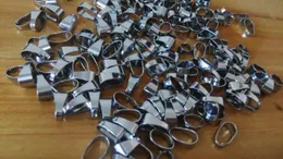Factory Wholesale 1000pcs Silver Color Stainless Steel Pendant Hook Pinch Bail Clip Clasp Finding DIY Fashion Hot selling