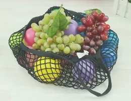 1 st Gratis Frakt Multifuktion Frukt Vegetabilisk Vikbar Varv Bag String Bomull Mesh Pouch Sundries Juice Storage Väskor