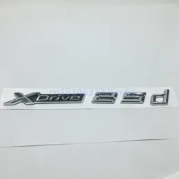 Biltrimstyling klistermärke för BMW X1 X3 X4 X5 Series XDrive 20D 25D 30D 35D 40D 45D 48D Emblem Badges Logo Letters179m