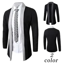 Wholesale Men no button cardigan hit color thin Hoodies casual man Sweatshirts Jackets male