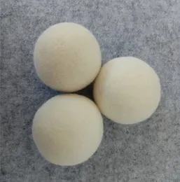 Premium 100% Wool Clothes Dryer Balls Reduce Wrinkles Reusable Natural Fabric Softener Anti Static 7cm Felt Ball wen4355